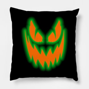 Hello halloween party funny jack o lantern face Pillow