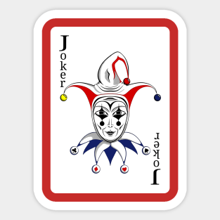 Joker Card Stickers Teepublic