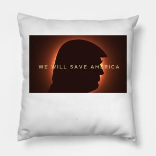 Trump Solar Eclipse T Shirt Pillow