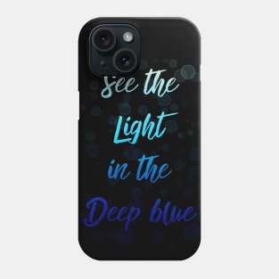 Deep blue water Phone Case