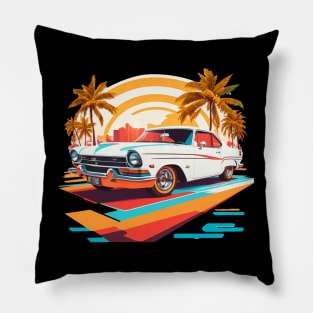 Retro Dream Car Pillow