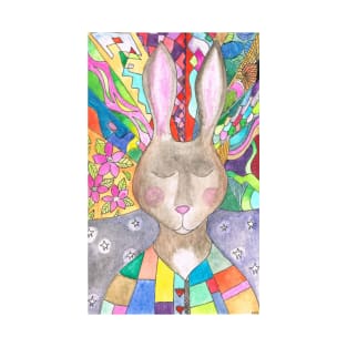 Rabbit meditating T-Shirt