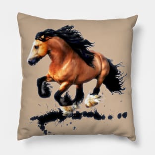 Lord Creedence, Gypsy Vanner Horse Pillow