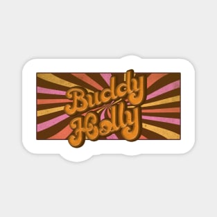 Groovy and Retro Buddy Holly Magnet