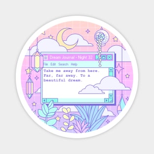 Pastel Dream Journal Magnet