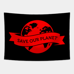 Save The Planet Tapestry