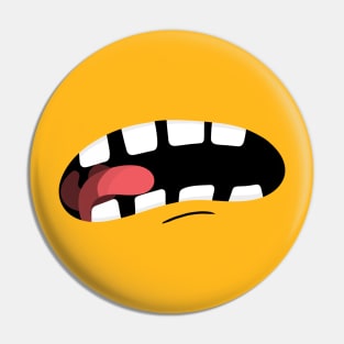 Funny mouth Screaming Pin