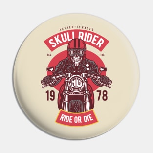 Skull Rider Pin