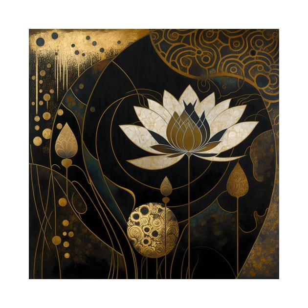 flower and gold by Imagier