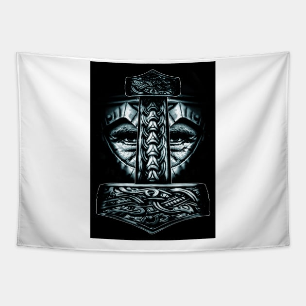 Thors hammer Tapestry by CasperArt1