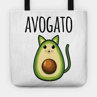 Avogato Funny Avocado Cat Tote