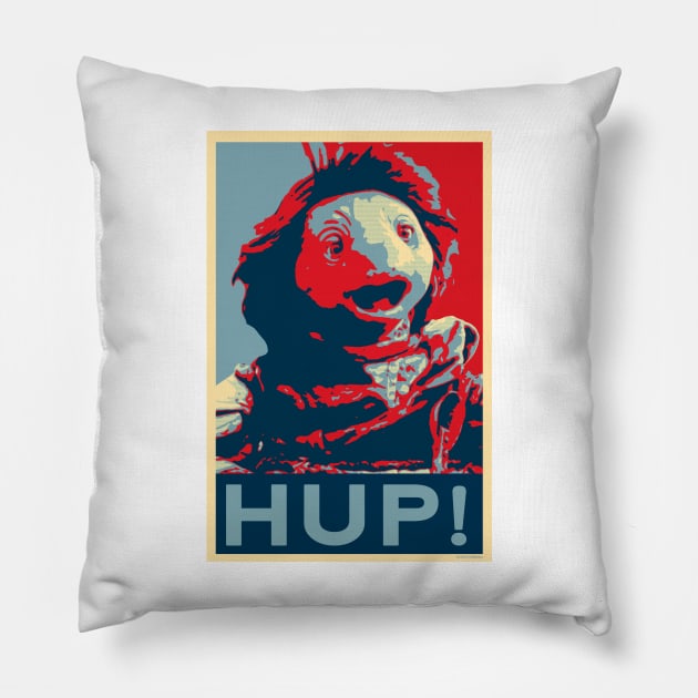 Hup - The Dark Crystal: Age of Resistance - Shepard Fairey Hope Poster Parody Pillow by CH3Media