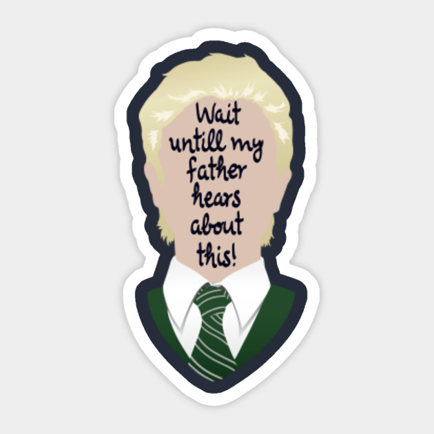 Draco Malfoy - Harry Potter - Sticker | TeePublic