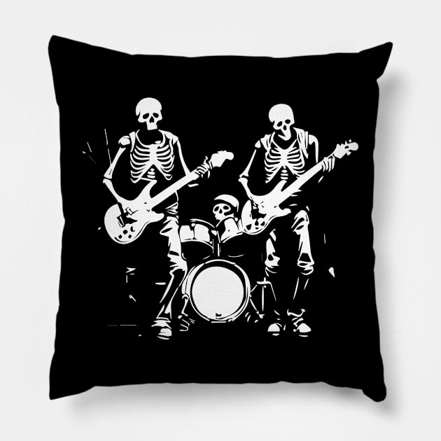 deadmen playing rock Pillow by lkn