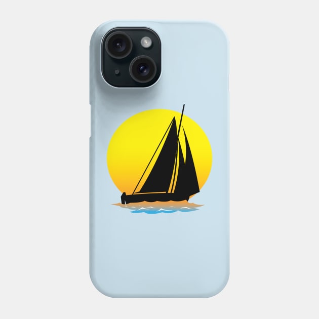 Sailboat Phone Case by Illustratorator