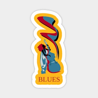 Blues woman Magnet