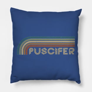 Puscifer Retro Stripes Pillow