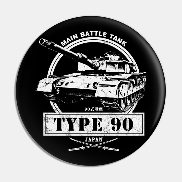 Type 90 Tank - Japanese Main Battle Tank Pin by rycotokyo81