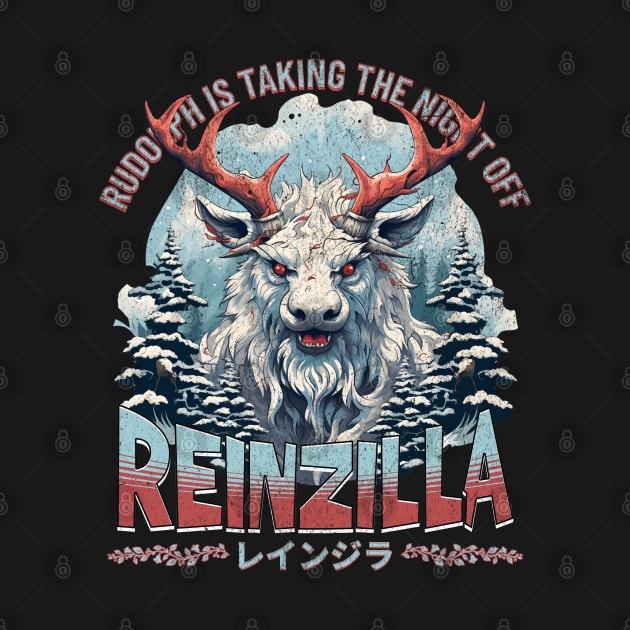 Reinzilla The King of Xmas Reindeer by BankaiChu