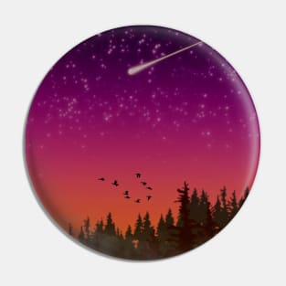 Night Sky Pin