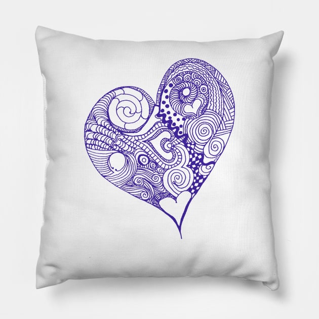 Tangled Heart Pillow by wiccked