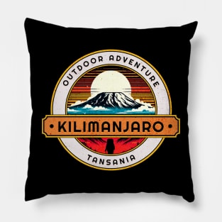 Outdoor Adventure Kilimanjaro Tansania Design Pillow