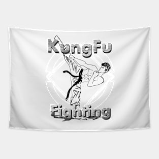 Kung Fu fighting sport Tapestry