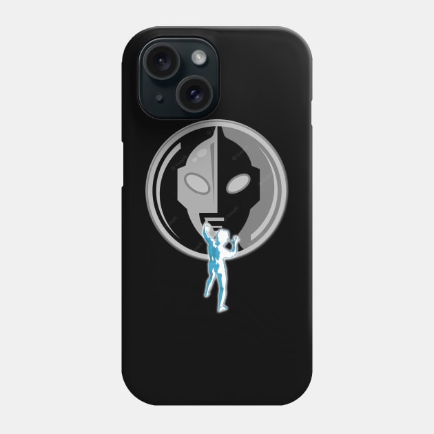 Rush - Starman Meets Ultraman! Phone Case by RetroZest