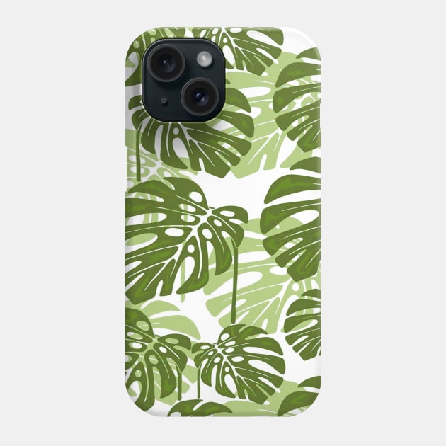 Monstera Wood Phone Case by giantplayful