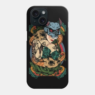 Lady Skull Phone Case