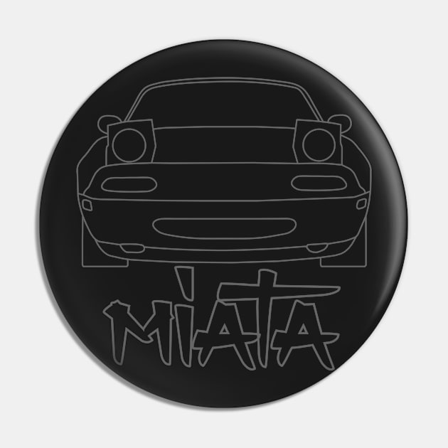 Miata Simple Lines Pin by mudfleap