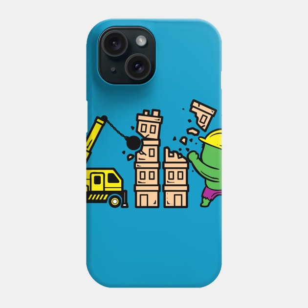 Part Time Job - Construction Phone Case by flyingmouse365