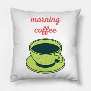 morning coffee Pillow