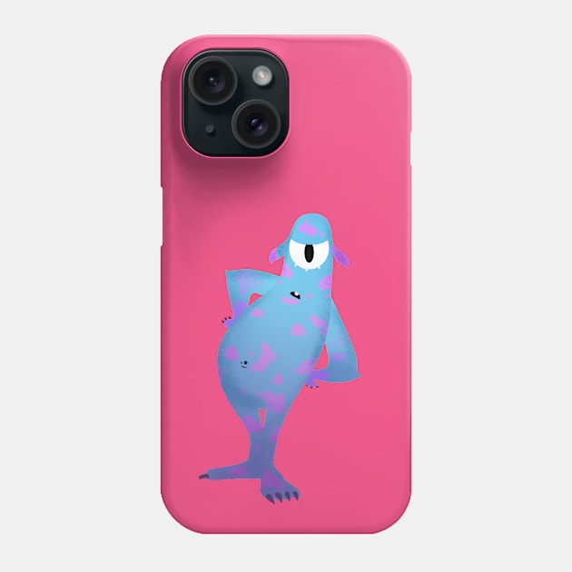 Cute Monster Phone Case by VallBel