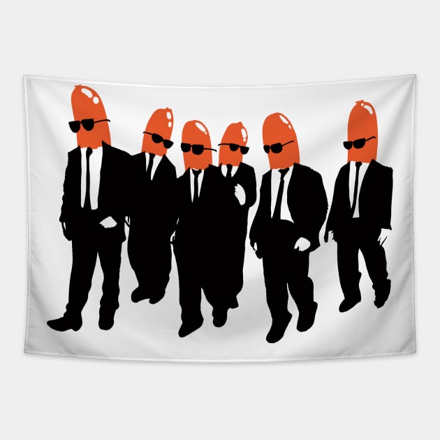 Reservoir Hotdogs Tapestry by bradjbarry