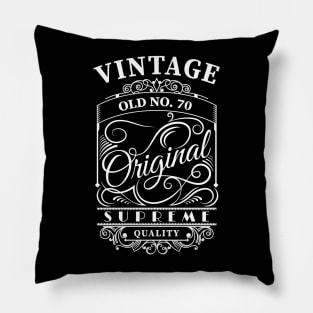 Vintage old N°70 Pillow