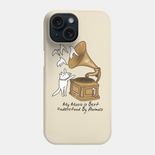 The funny animals Listen to the Music Phone Case