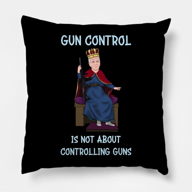 Gun control Pillow by 752 Designs