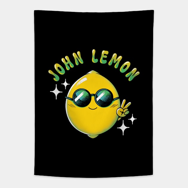 John Lemon Funny Fruit by Tobe Fonseca Tapestry by Tobe_Fonseca