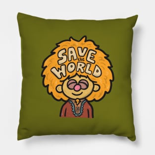 Lips Saves the World Pillow