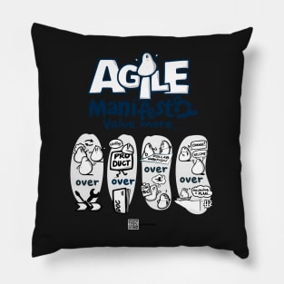 Agile manifesto - Potatoes version no BG Pillow