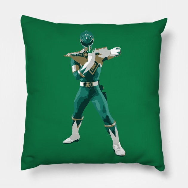 Green Ranger Pillow by conatron13