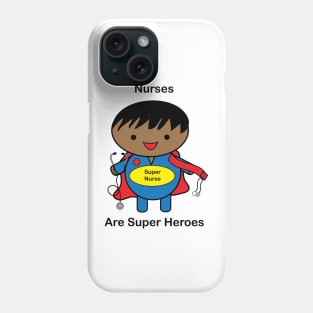 Nurse Male Black Super Hero Phone Case