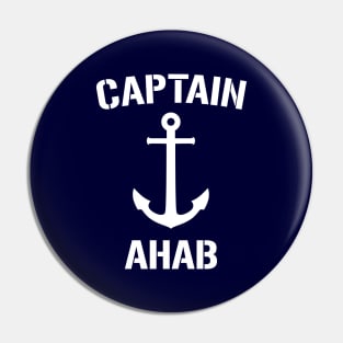 Nautical Captain Ahab Personalized Boat Anchor Pin