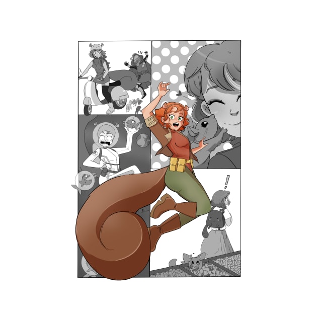 Squirrel Girl Comic Pin Up by khemmings94