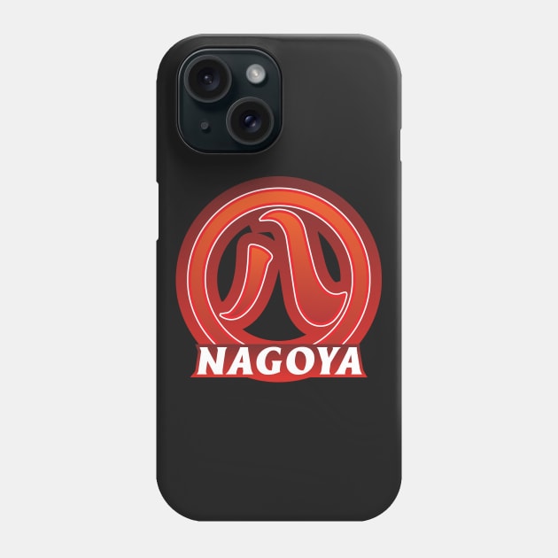 Nagoya Municipality Japanese Symbol Phone Case by PsychicCat