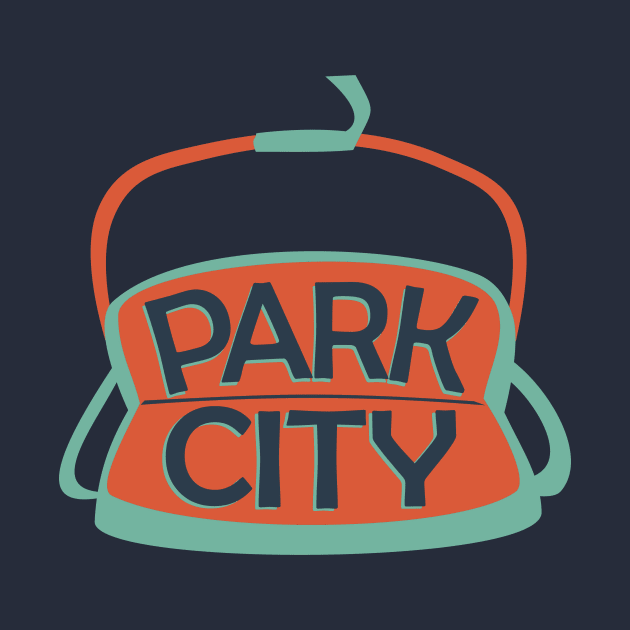 Park City Chairlift Graphic by MountainFlower