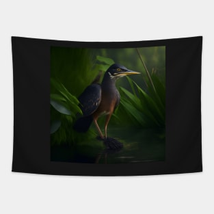 Green Heron Tapestry