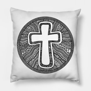 The Cross of the Lord and Savior Jesus Christ Pillow