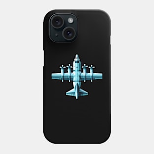 Tactical Transport | Geometric C-130 Hercules Tee Phone Case